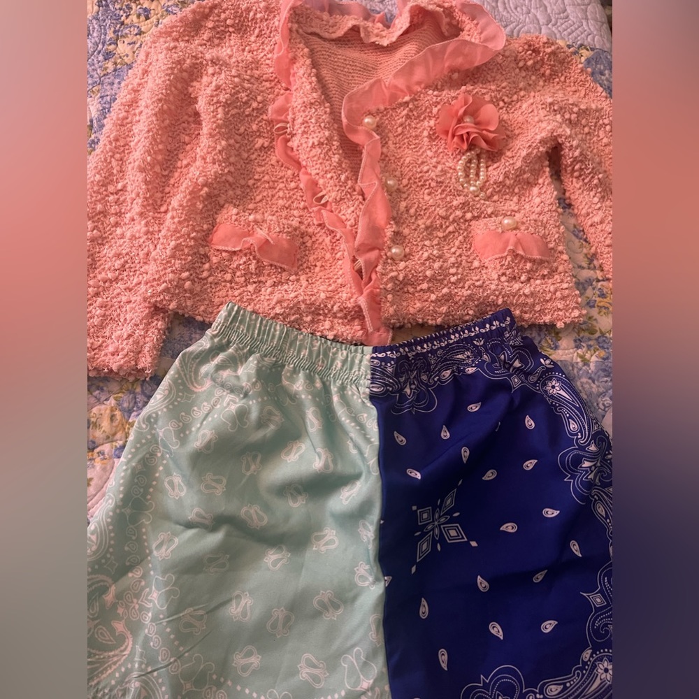 6-year-old jacket blouse & short